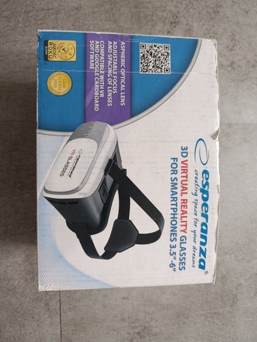 Esperanza okulary 3d vr dla smartfonów 3.5 - 6
