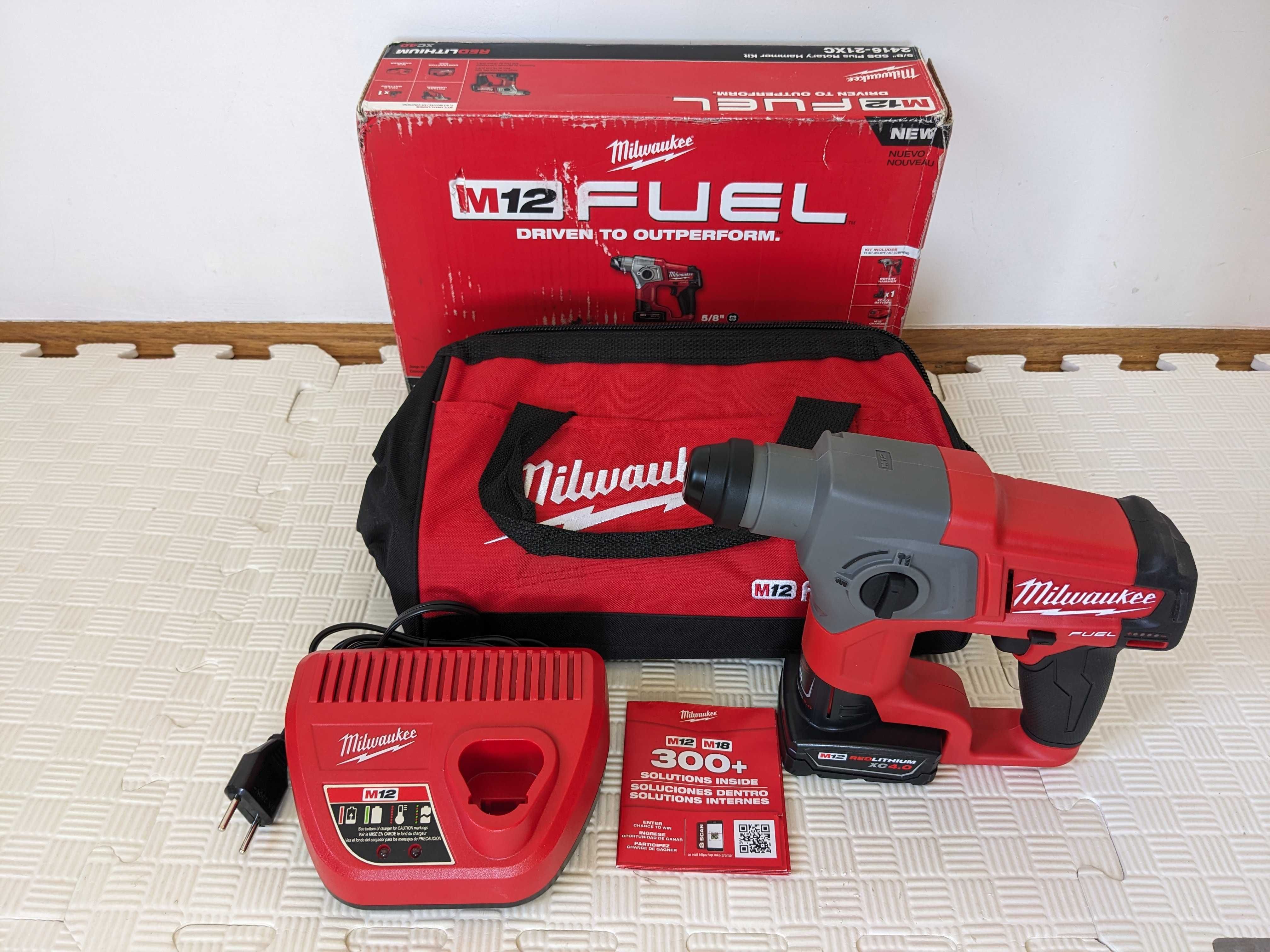 Перфоратор Milwaukee 2416-21XC FUEL™ M12 (CH-401C)