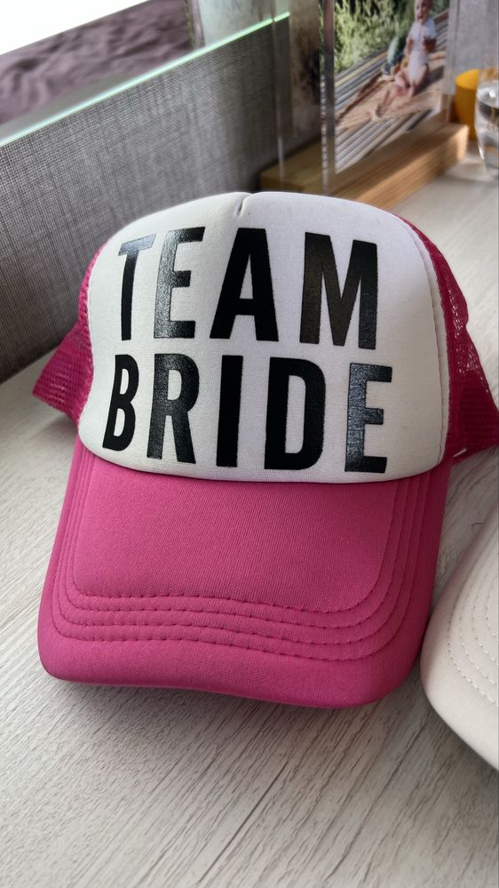 Кепка для нареченої Bride, 2 шт