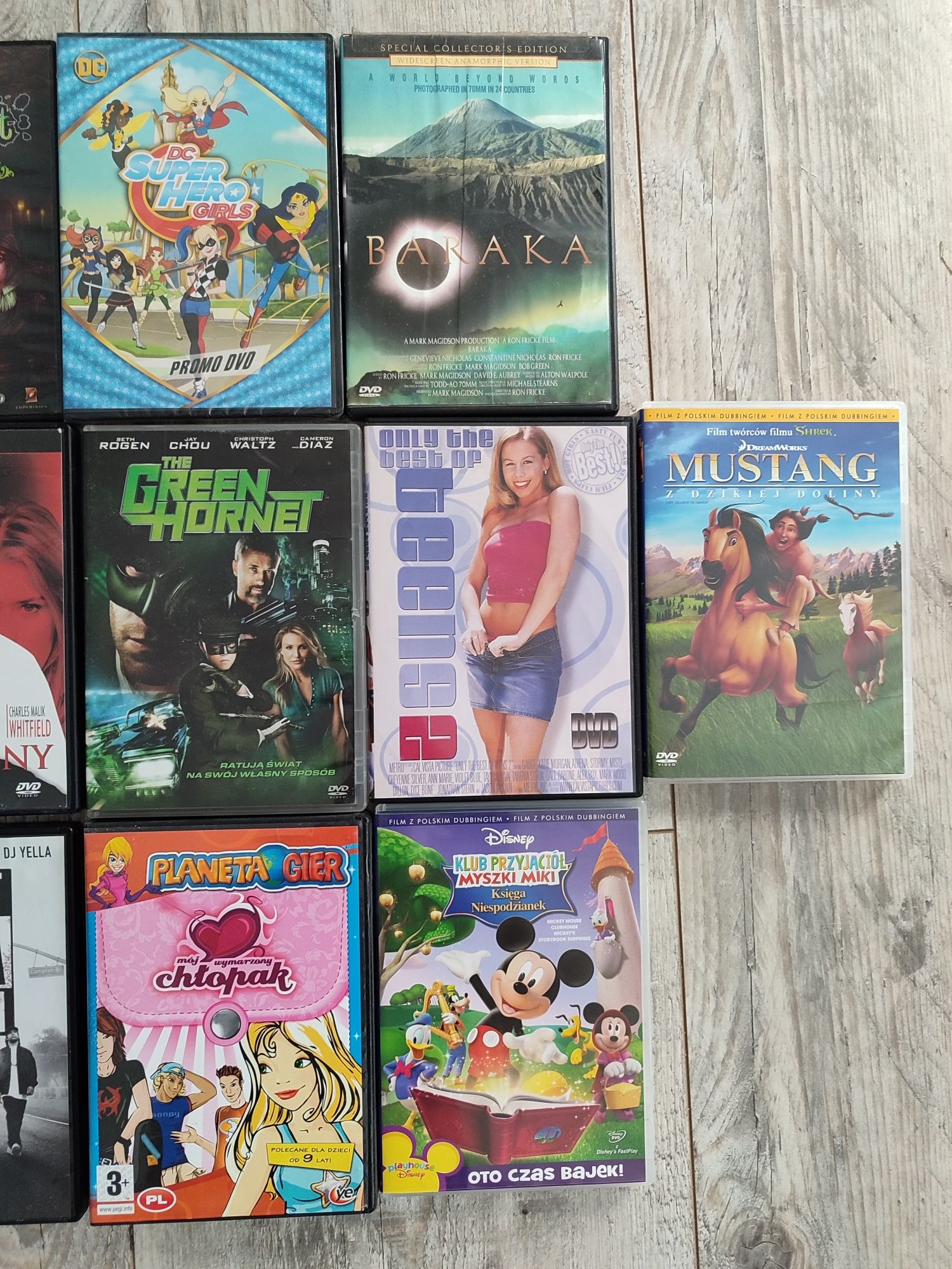 Filmy Bajki DVD gry PC zestaw