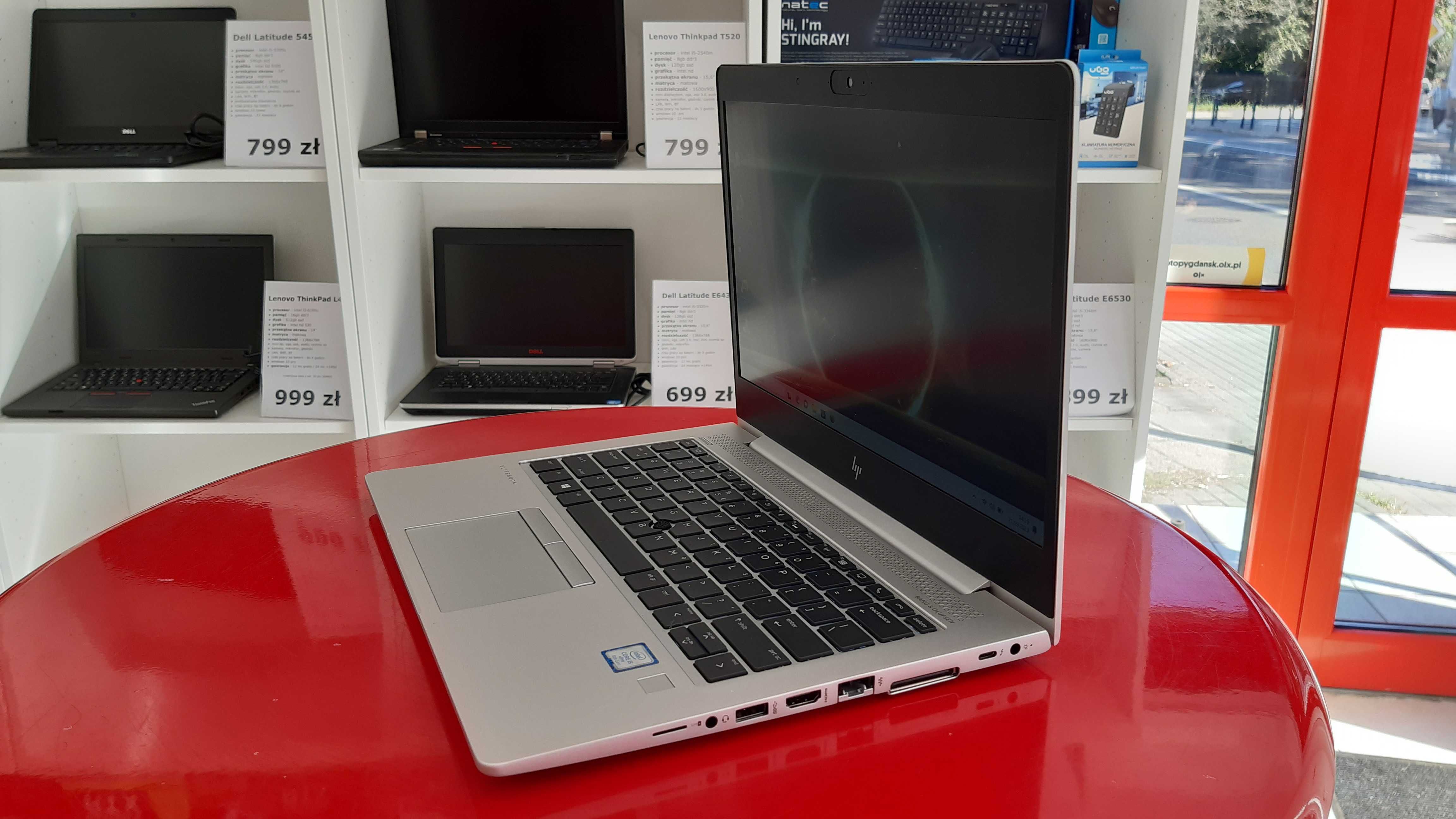 Laptop HP EliteBook 830 G6 13" i5-8gen 8GB 256SSD FullHD Win11 FV Raty