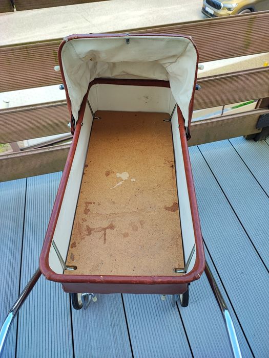 Stary wózek dla lalek PRL