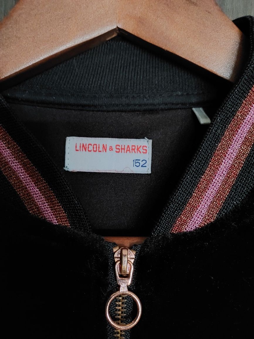Sweterek bluza czarna Lincoln & Sharks r. 152 5.10.15.