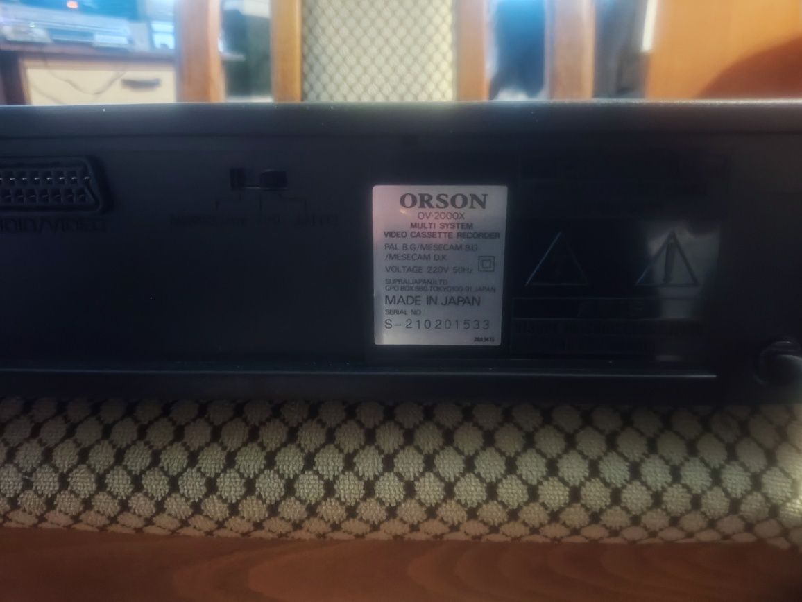 Відеомагнітофон ORSON OV 2000X,Sony SLV SE 430KTOSHIBA V-E4..,