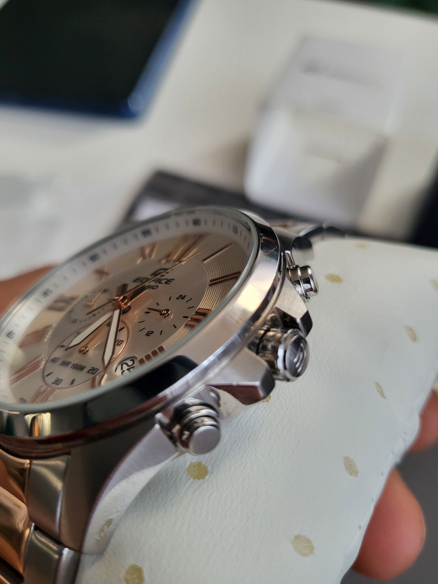 Casio Edifice EFV-500SG-7AVUEF elegancki zegarek / możliwa zamiana