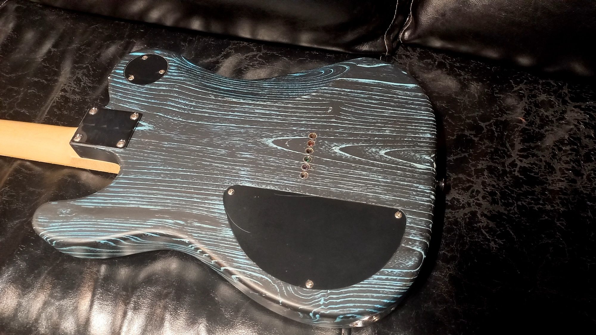 Gitara Telecaster, przepiękny wzór i lakier, Zrób swoje logo na główce