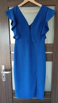 Sukienka koloru niebieskiego
