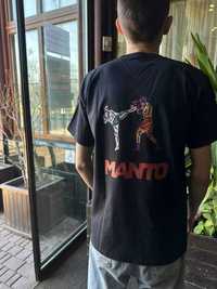 Футболка Манто мужская хлопковая, спортивная летняя футболка Manto