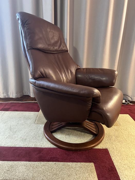Шкіряне Крісло Реклайнер з Данії Натуральна шкіра