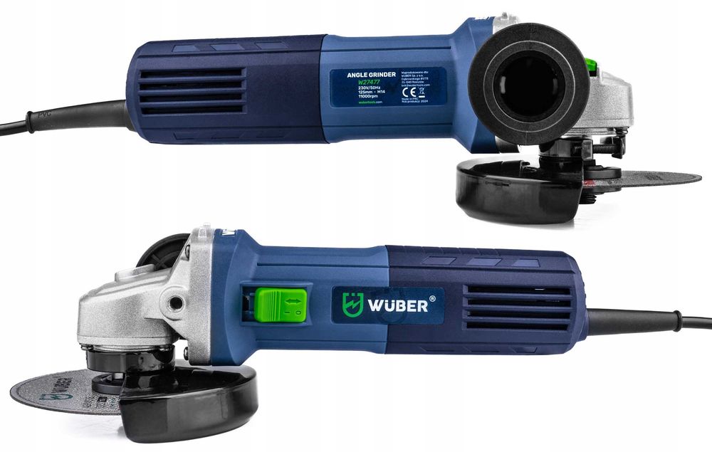 Szlifierka Kątowa Diax Mocna Kątówka + 10 Tarcz 125 Mm Zestaw Wuber