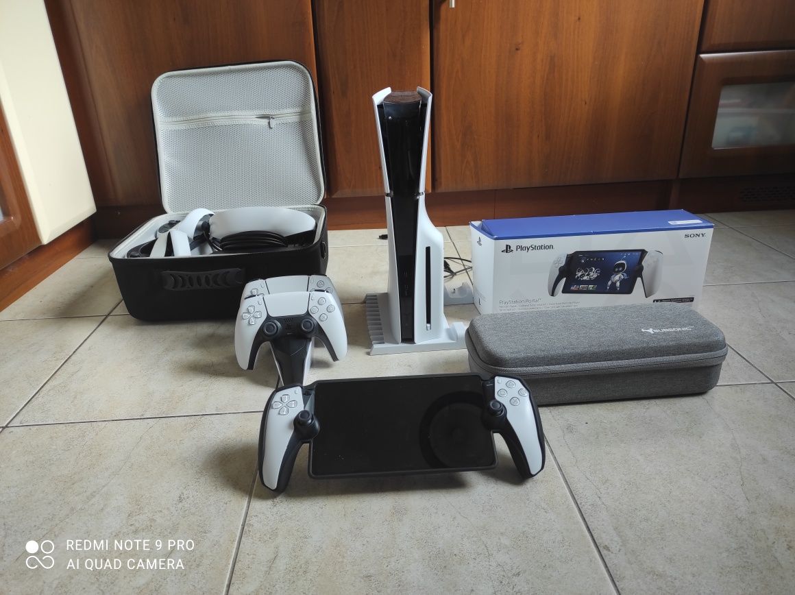 Bogaty zestaw PlayStation 5 na gwarancji ! Gogle VR 2 ! Przenośna kons