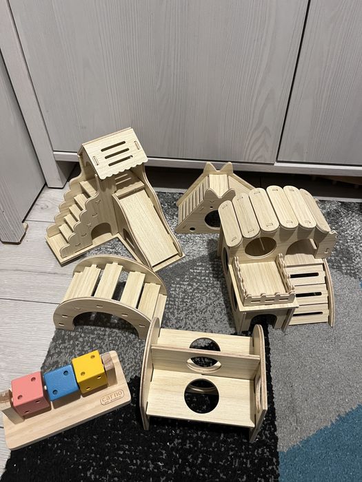 Dla chomika  zabawki, domki