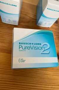 Продам лінзи Pure Vision Bausch+Lomb
