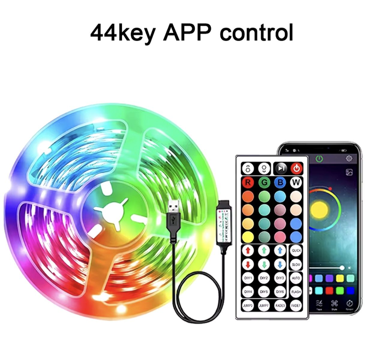 Kit leds 30 metros RGB Bluetooth