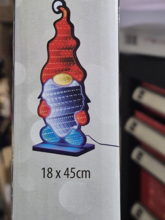 Lustro świąteczne z diodami LED, 45 cm