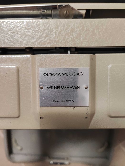 Maszyna do pisania Olympia Germany Wilhelmshafen
