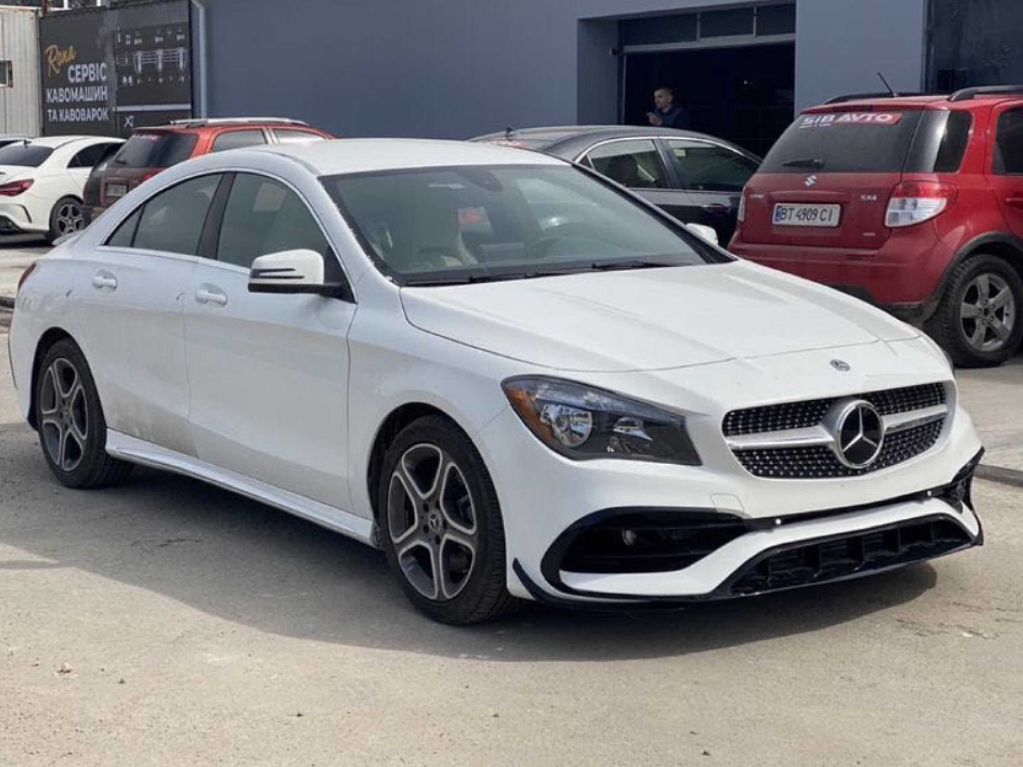 Бампер передний CLA GLE CLA45 AMG Mercedes C117 AMG Line V167 C16