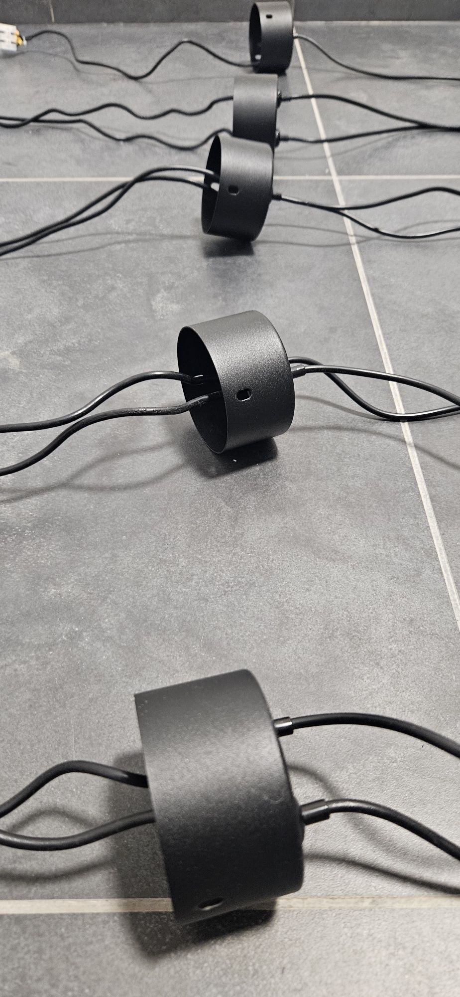 Lampa wisząca Orlicki Design Viva V Nero, czarna aluminium