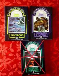 Isaac Asimov - Livros da Saga Fundação - Ed. Livros do Brasil