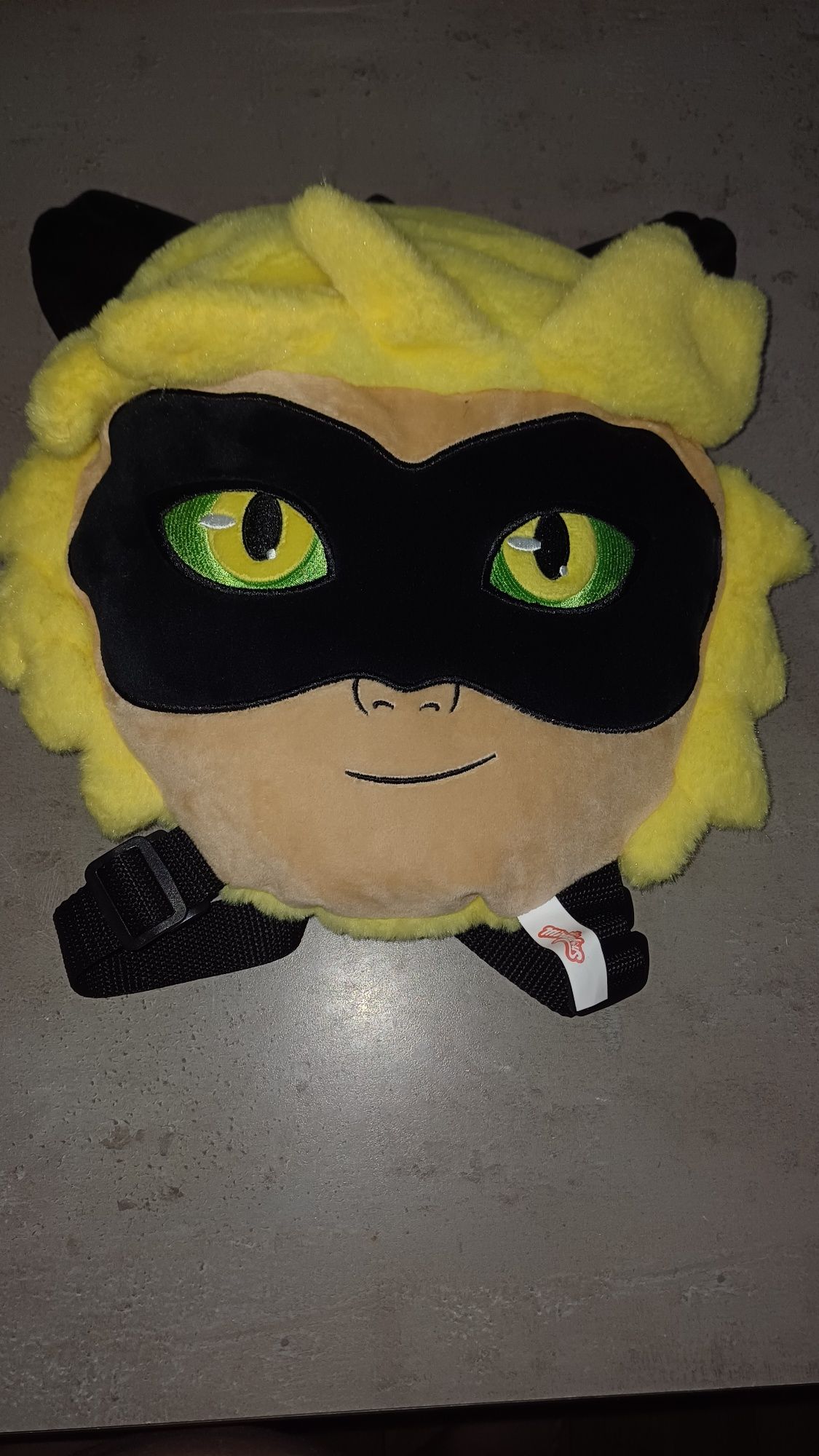 Plecak/maskotka  Miraculous Adrian /czarny  kot