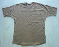 Efektowna koszulka męska t-shirt BALENCIAGA rozmiar M L beżowa