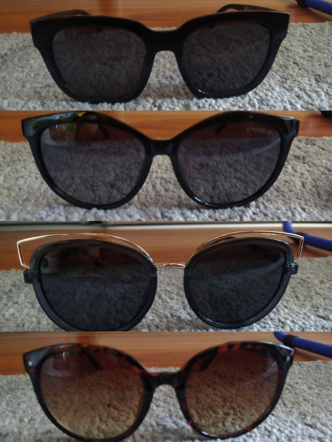 Zestaw okularów przeciwsłonecznych 4 pary