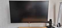 Monitor 27" Full HD z tunerem TV LG 27MA73D-PZ z uchwytem gazowym