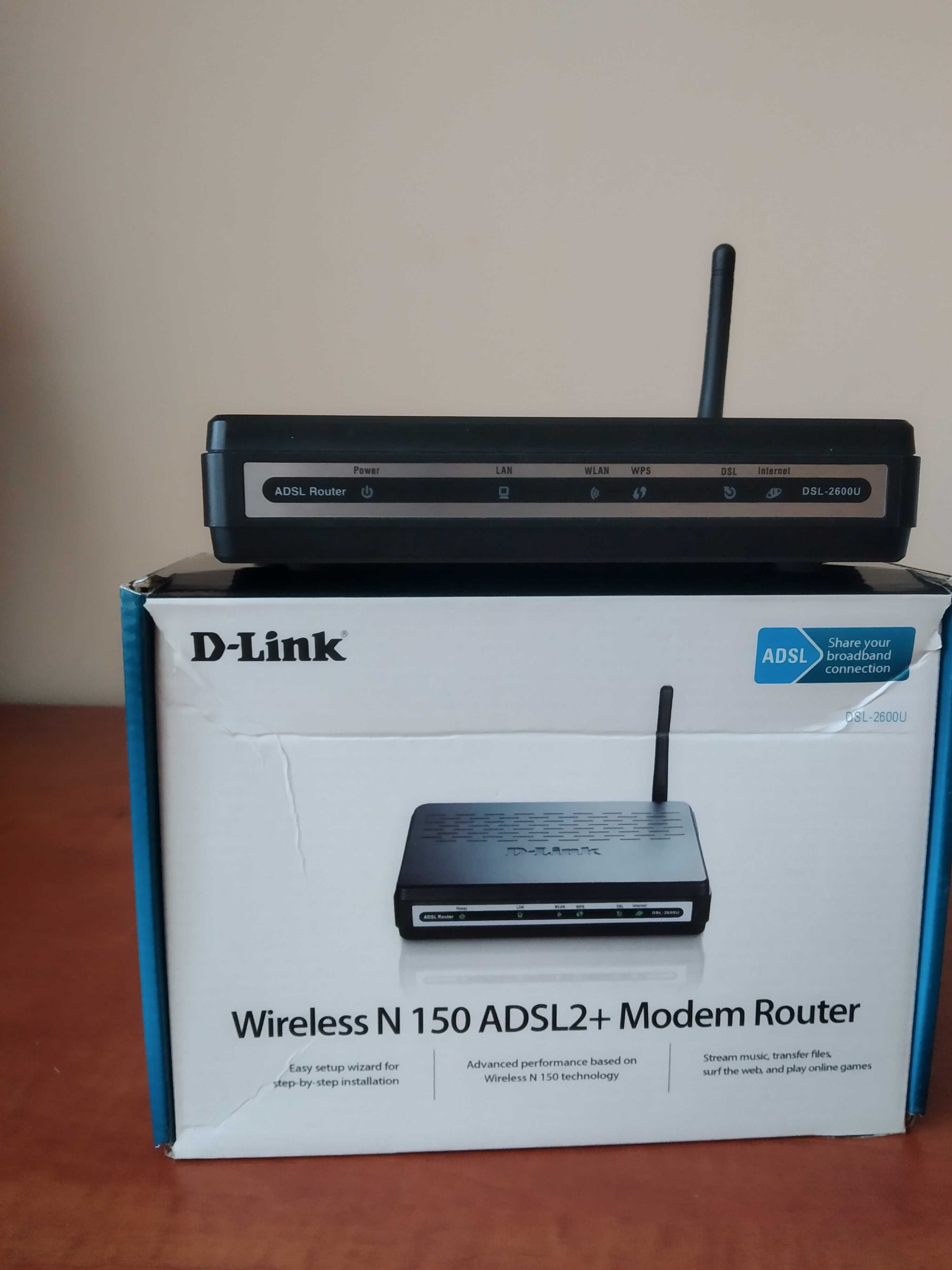 Безпровідний маршрутизатор з Wi-Fi DSL-2600U/NRU ADSL/ETHERNET