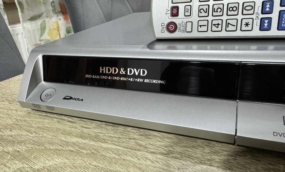 Panasonic DMR-EH55 #Nagrywarka DVD HDD #160GB #DivX #SD #DV #PL Menu