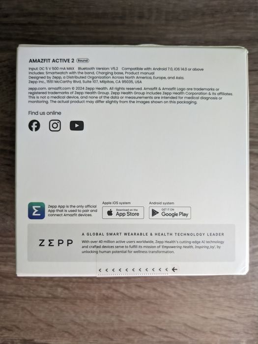 Смарт часы Amazfit Active 2 Premium Version
