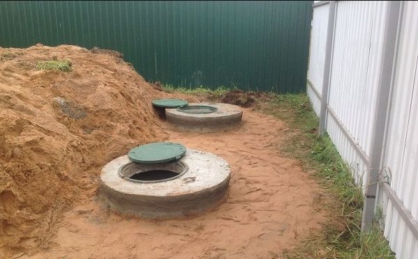 Установка, доставка бетонных колец. Канализация, водопровод.