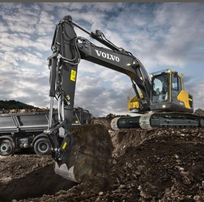 Usługi koparką minikoparką piach ziemia wyburzenia