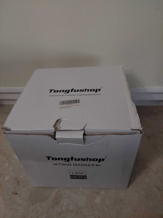 Tongfushop zestaw 100szt. markery flamastry alkoholowe dwustronne