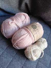 Włóczka Knitting Essentials Sparkle 50g pink rosa