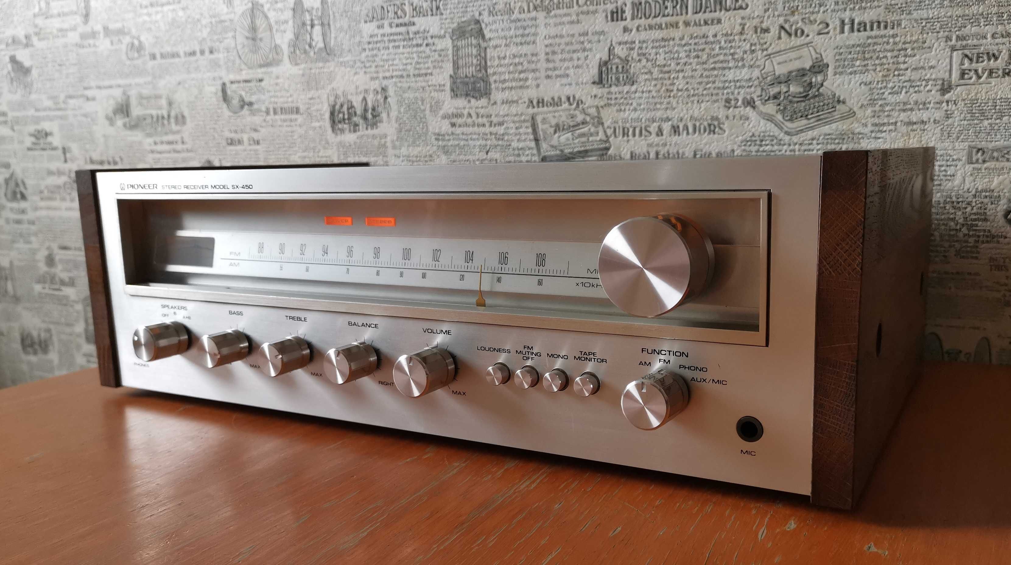 Amplituner stereo Pioneer SX-450 Vintage