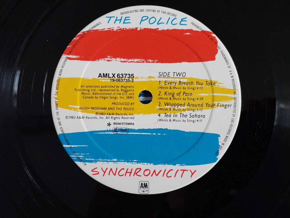 The Police - Synchronicity LP winyl EX