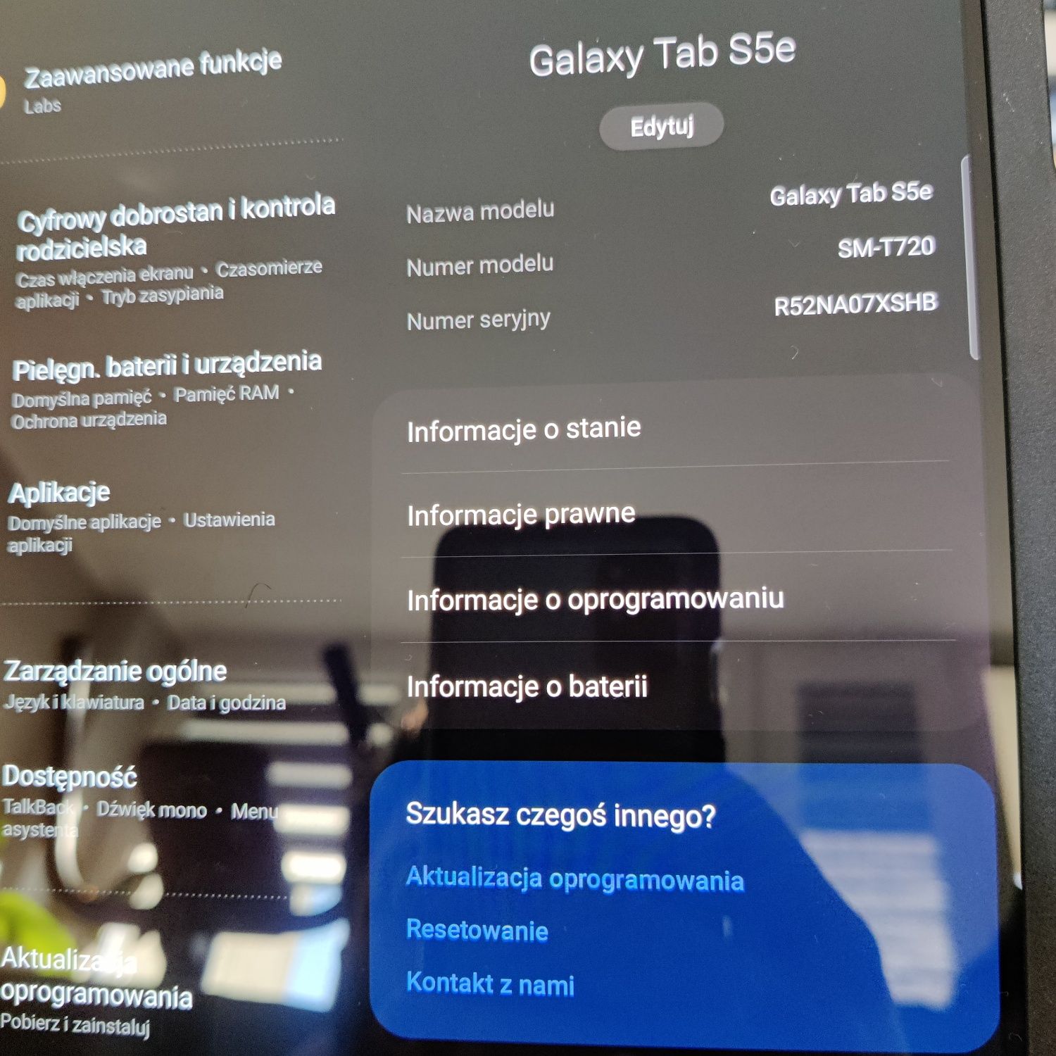 Tablet 10,5" Samsung Galaxy S5E 64GB Złoty