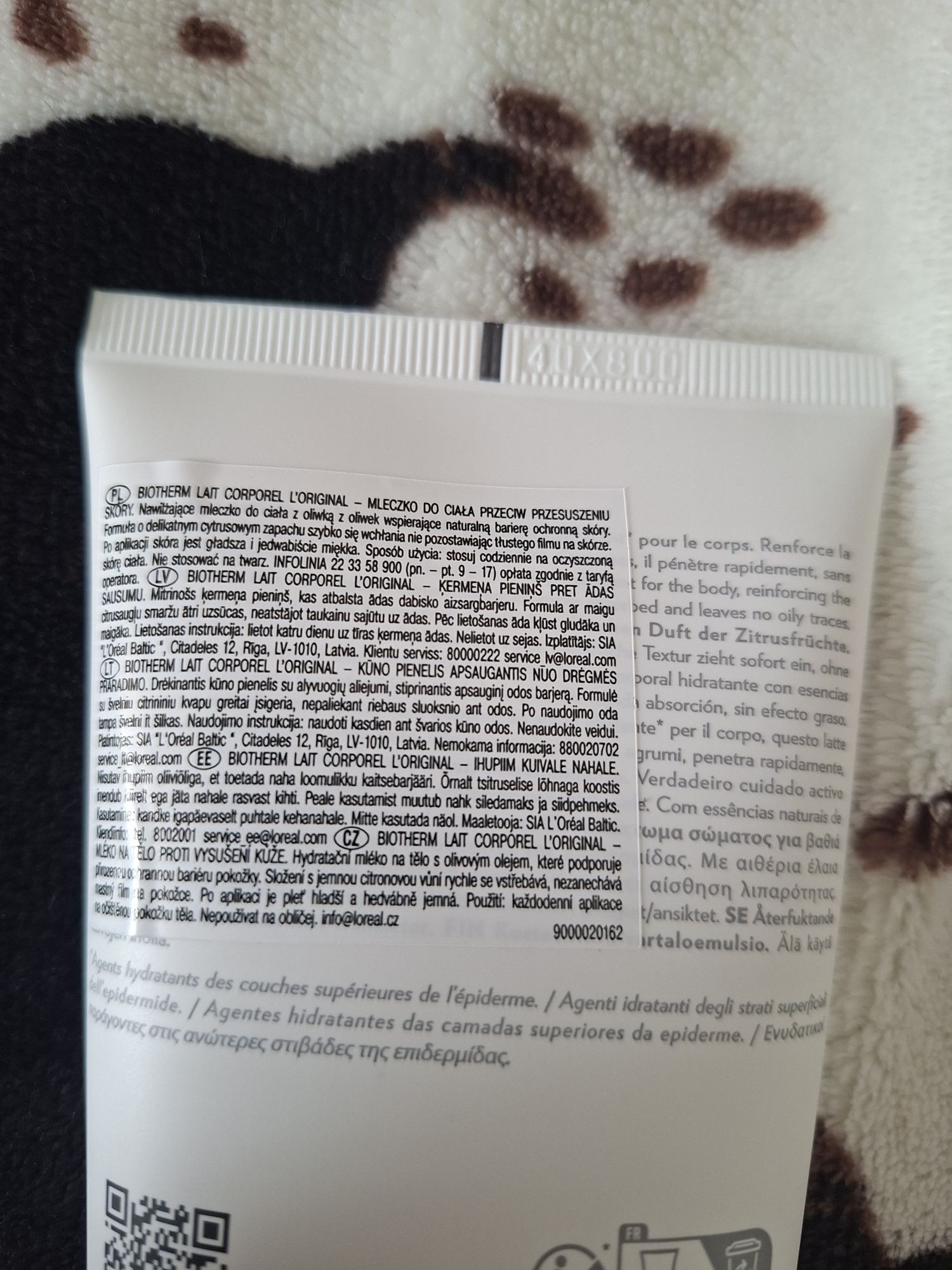 Biotherm mleczko do ciała przeciw przesuszeniu,  200 ml