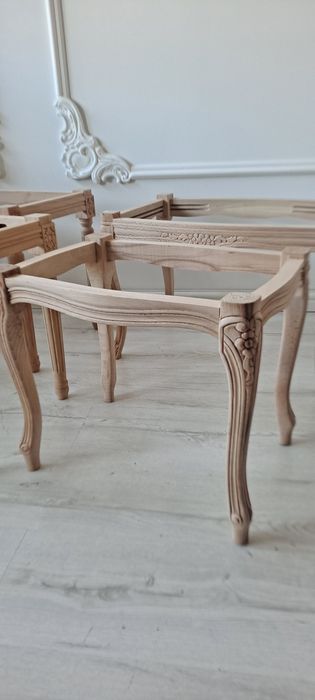 Stylowa pufa podnóżek stołek taboret Ludwik Ludwikowski Medalion