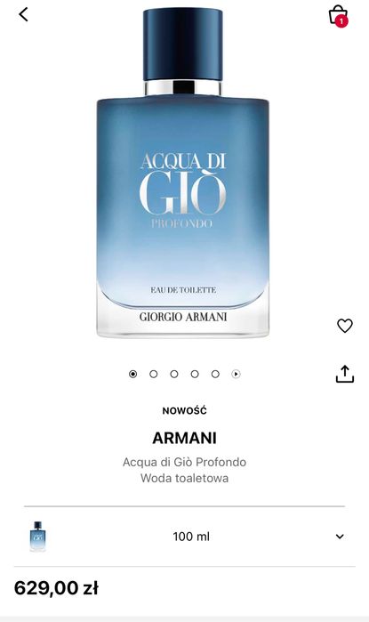 Armani Acqua di Gio Profondo 100ml.