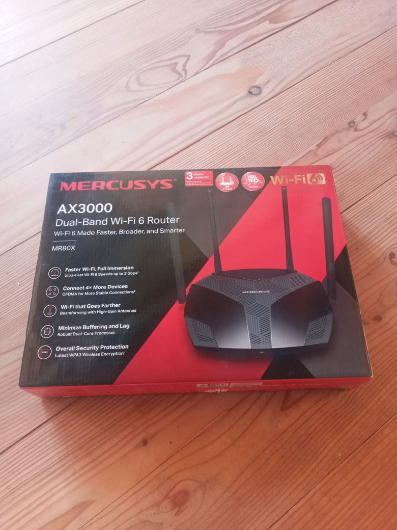 Роутер Mercusys MR80X