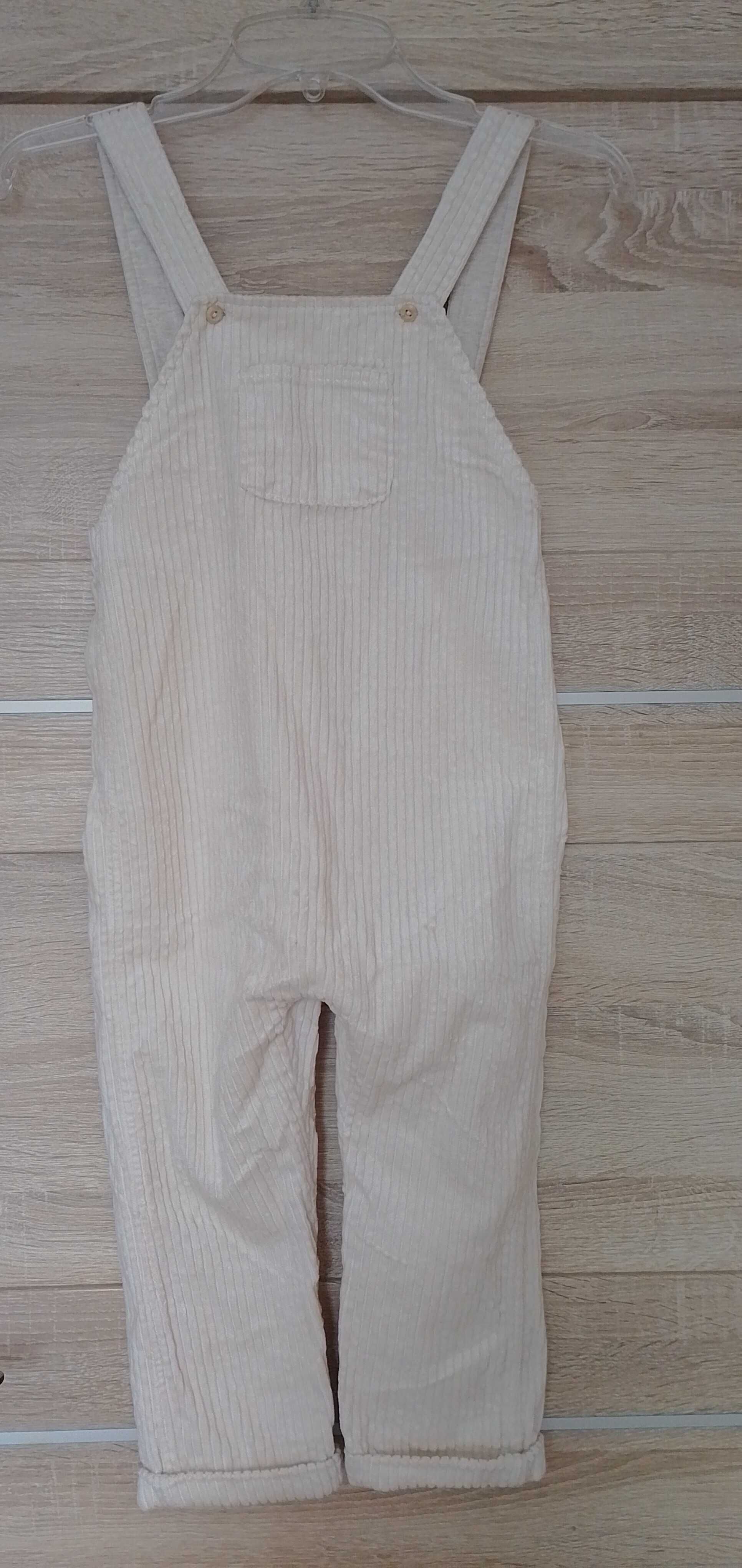 Sztruksowe ogrodniczki 104 H&M