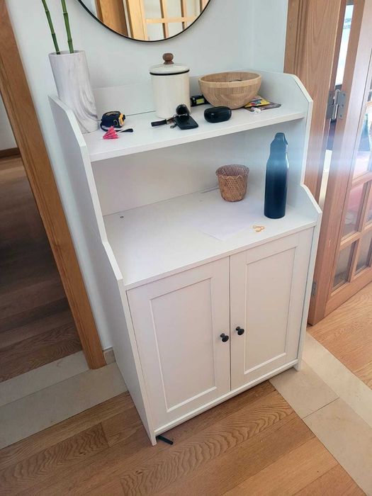 Armário Branco 2 portas Ikea Hauga