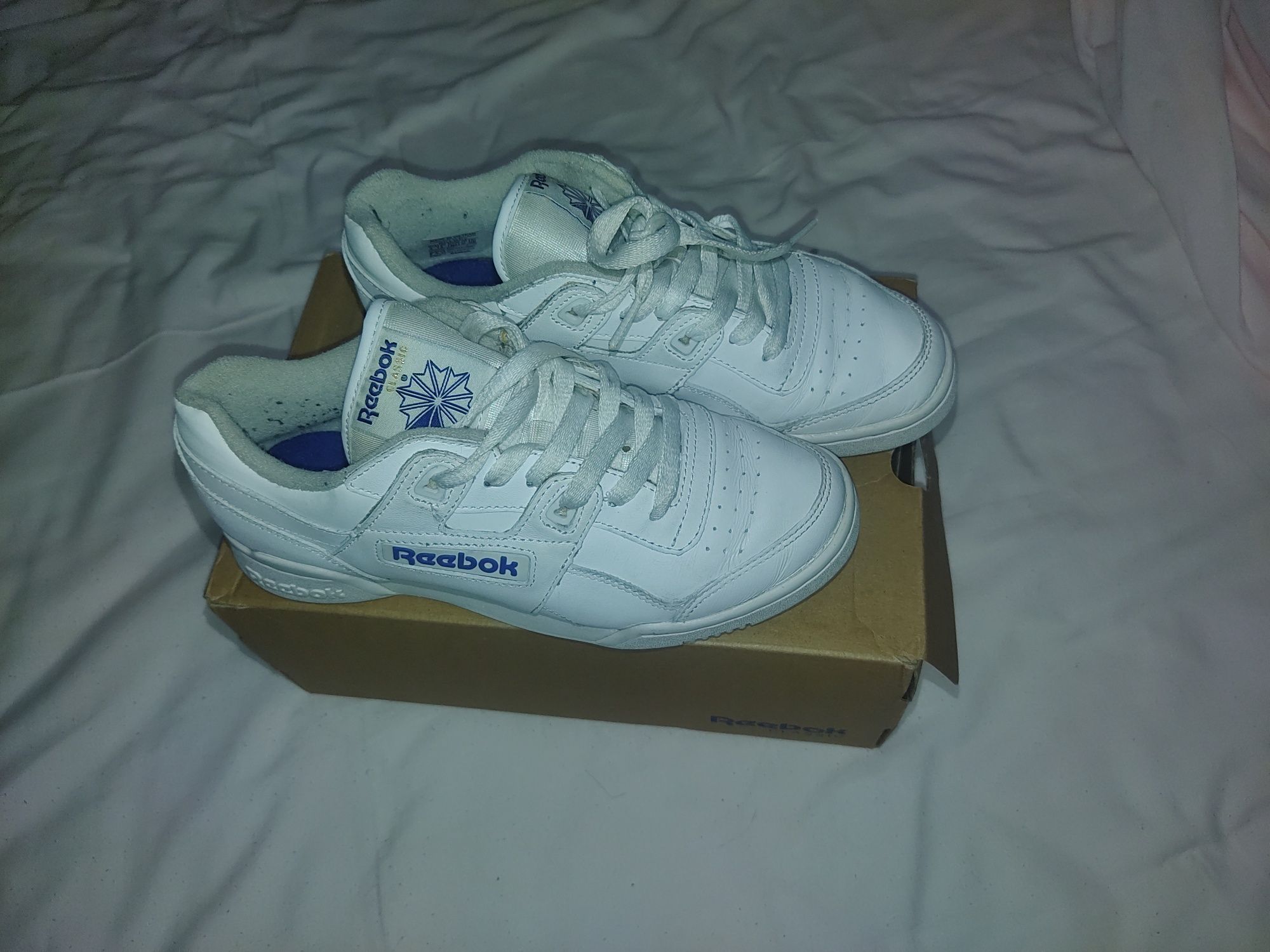 Reebok classic workout brancas tam 36