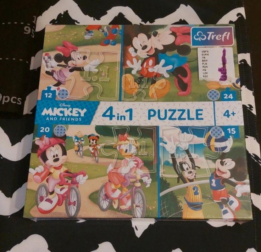 Puzzle 4 w 1 Trefl NOWE