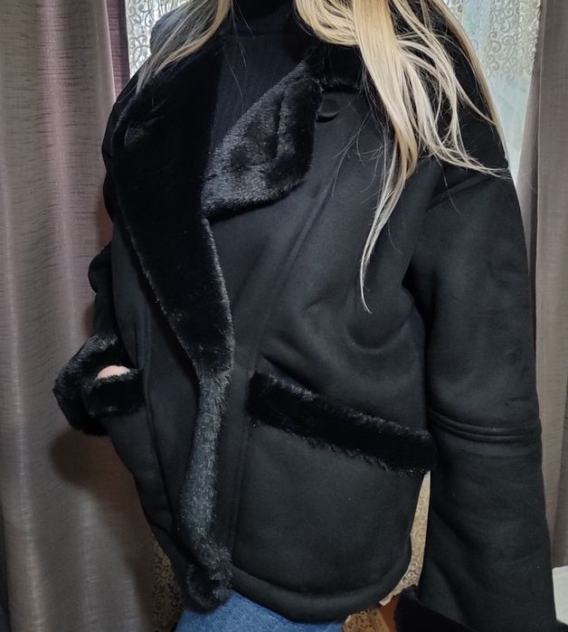 Черна жіноча Дублянка M.Fashion.