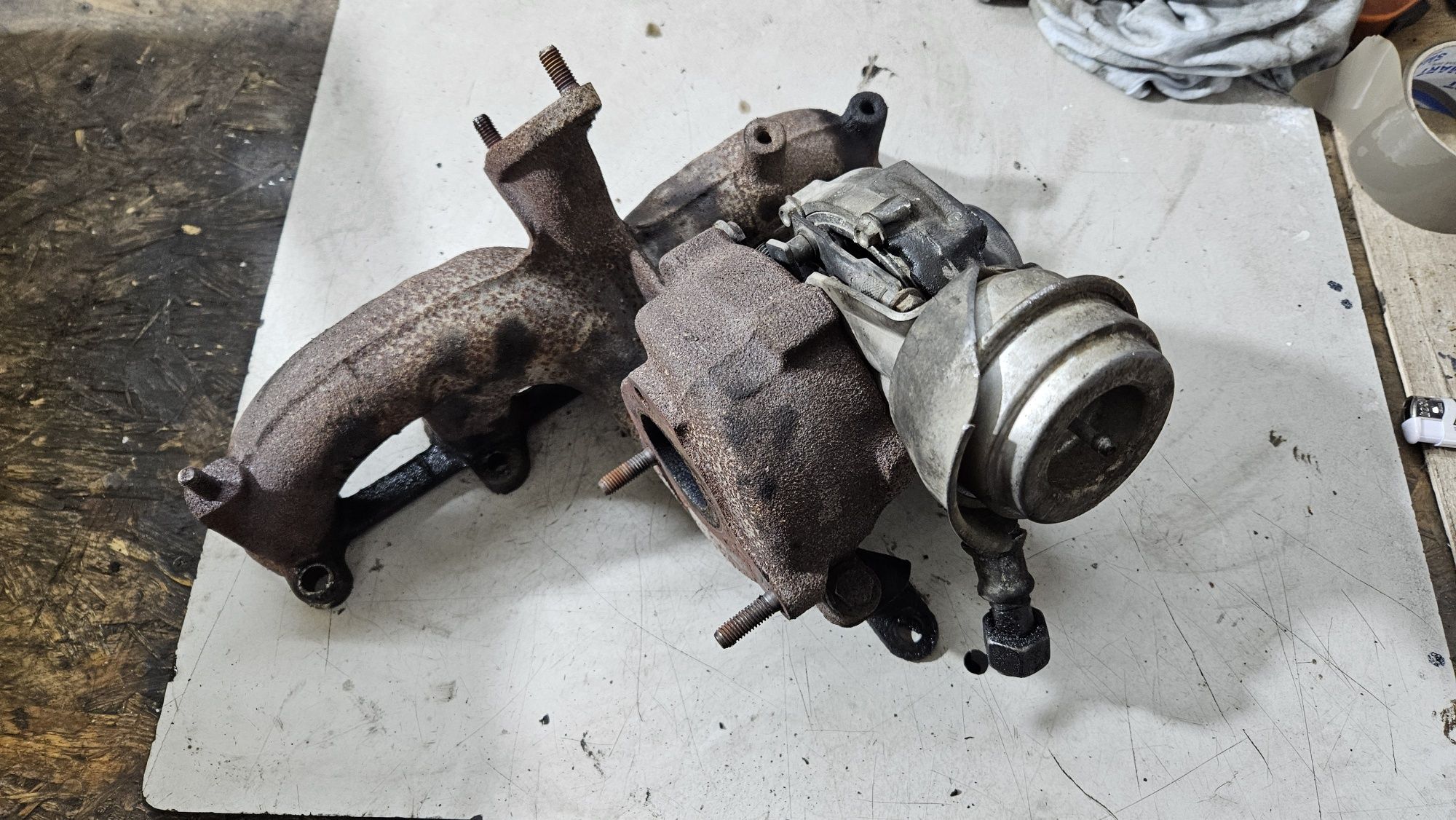 Turbina turbo 1.9 TDI AUY seat alhambra vw sharan ford galaxy mk1