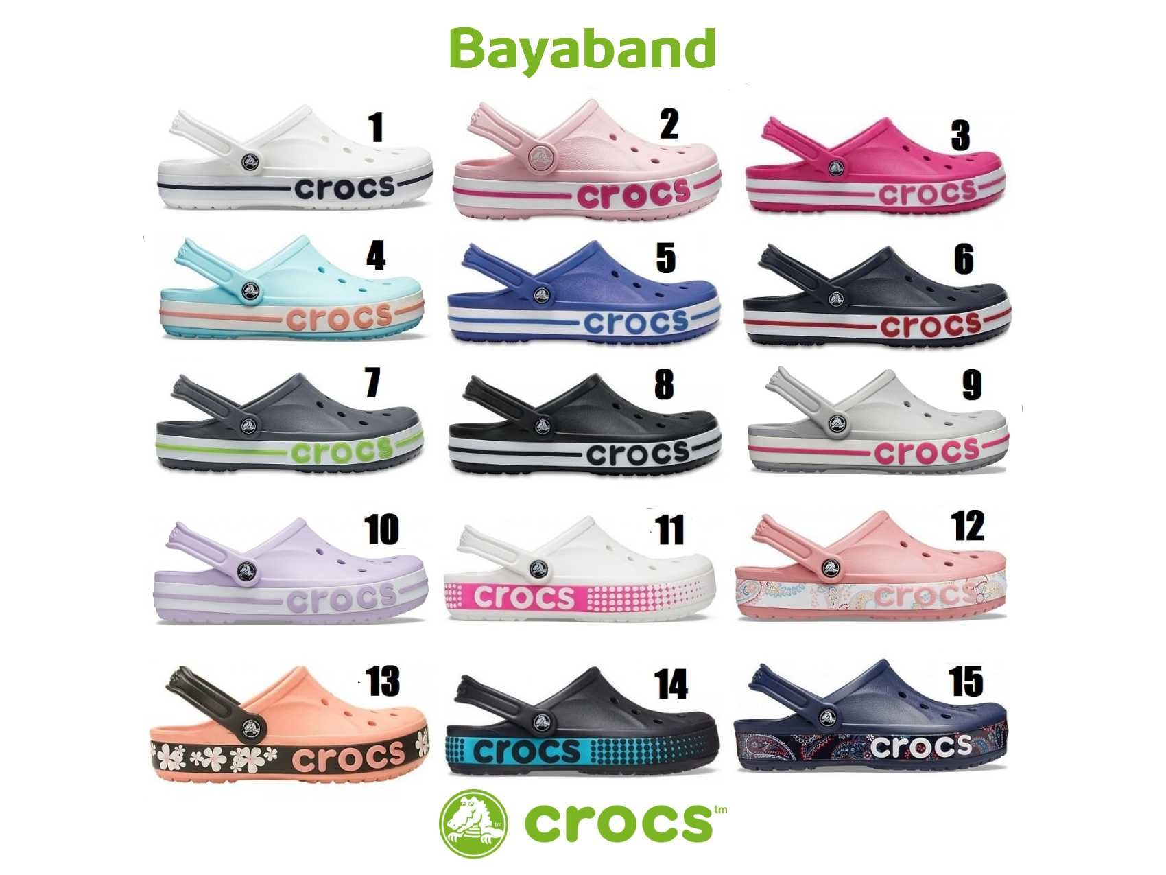 НОВЫЕ! Мужские и женские кроксы сабо Crocs Bayaband! Распродажа!