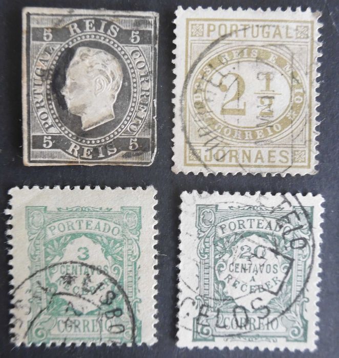 Selos Portugal - Lote de selos clássicos