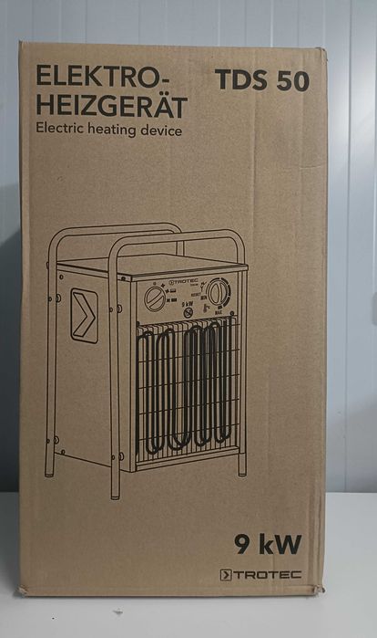 Nagrzewnica Elektryczna TROTEC TDS50 9kW Nowa, Promocja Wysyłka Gratis